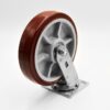 Rodaja Giratoria 8″ Compuesto Termo Plástico Hi-Tech Roja - Imagen 2